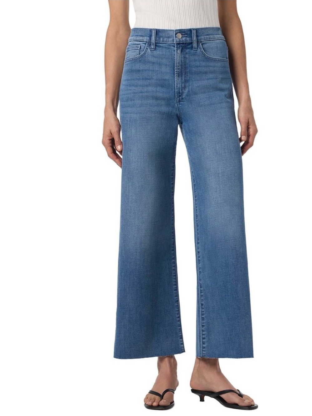 Joe's Jeans Light Blue High-Rise Wide Leg Jeans - Cyrene Size 29